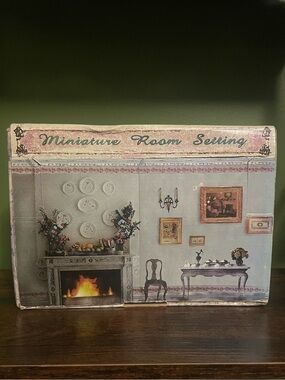 Popular Imports Miniature Room Setting Newport Kitchen New in Box 1990s PI6922